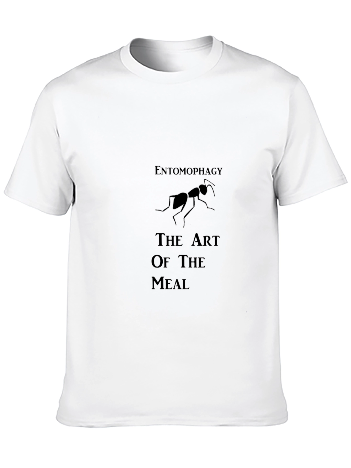 Camiseta Negra Entomofagia El Arte de la Comida