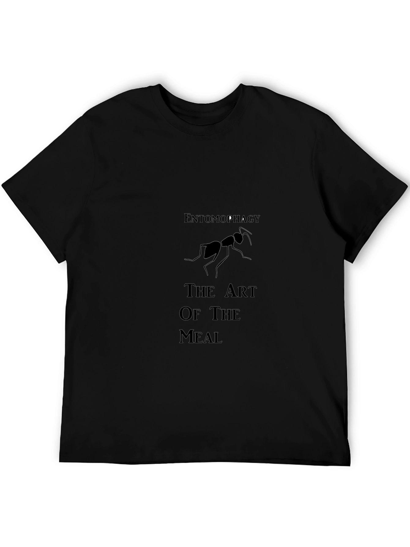 Camiseta Negra Entomofagia El Arte de la Comida