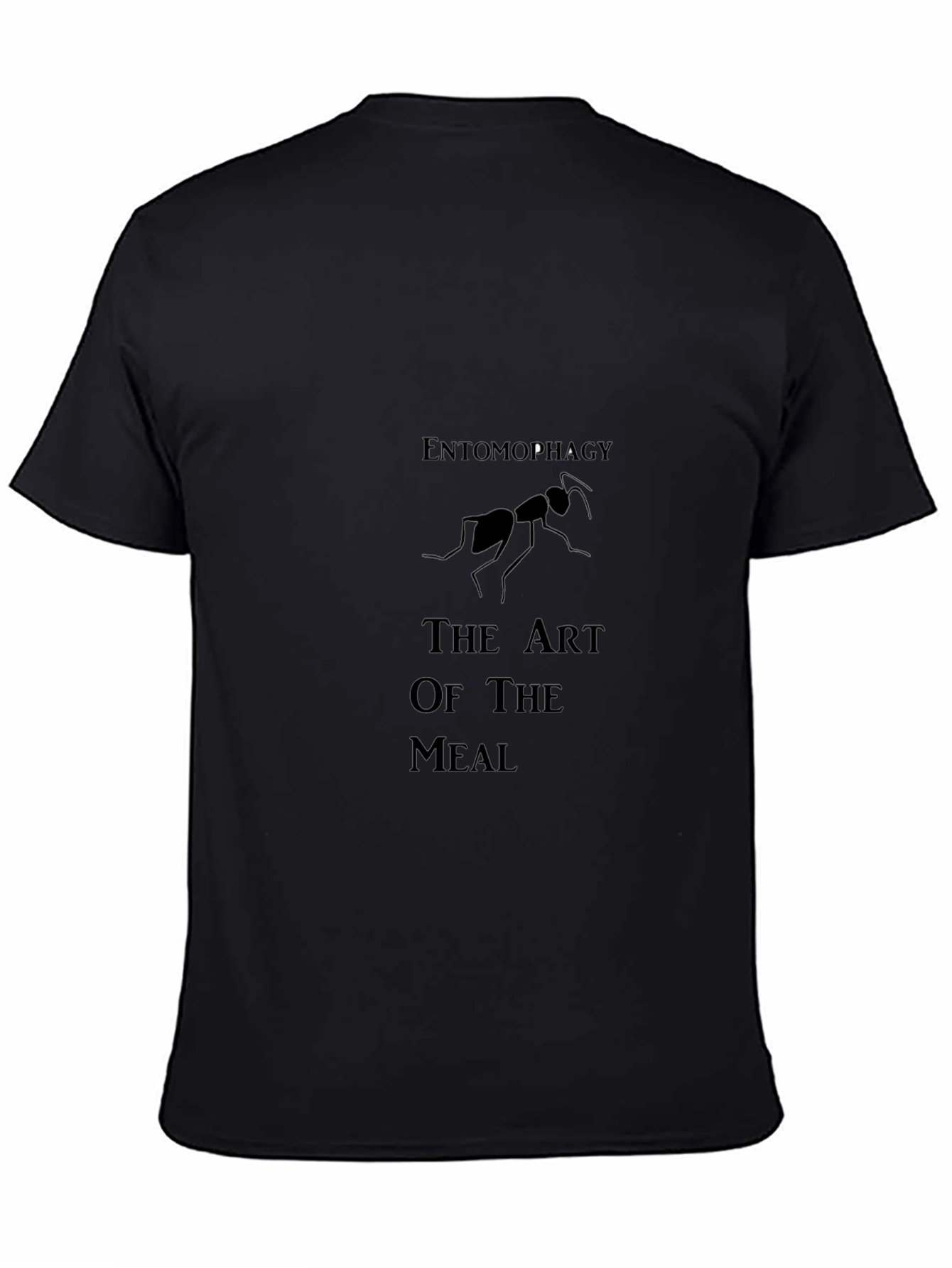 Camiseta Negra Entomofagia El Arte de la Comida