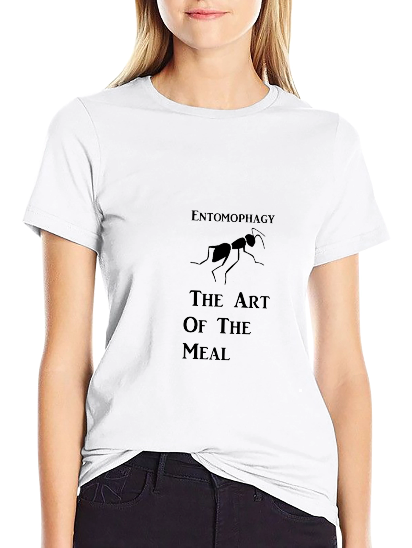 Camiseta Negra Entomofagia El Arte de la Comida