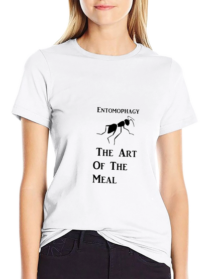 Camiseta Negra Entomofagia El Arte de la Comida