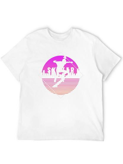 Camiseta Negra con Diseño Skater Girl Retro