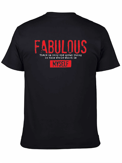 Camiseta Negra: ¡Fabulous Solo Yo!