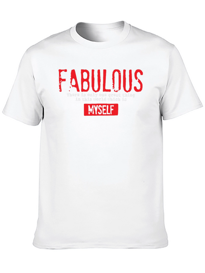 Camiseta Negra: ¡Fabulous Solo Yo!