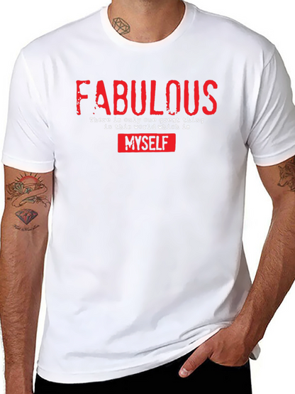 Camiseta Negra: ¡Fabulous Solo Yo!
