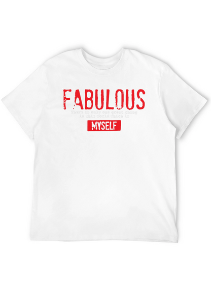 Camiseta Negra: ¡Fabulous Solo Yo!