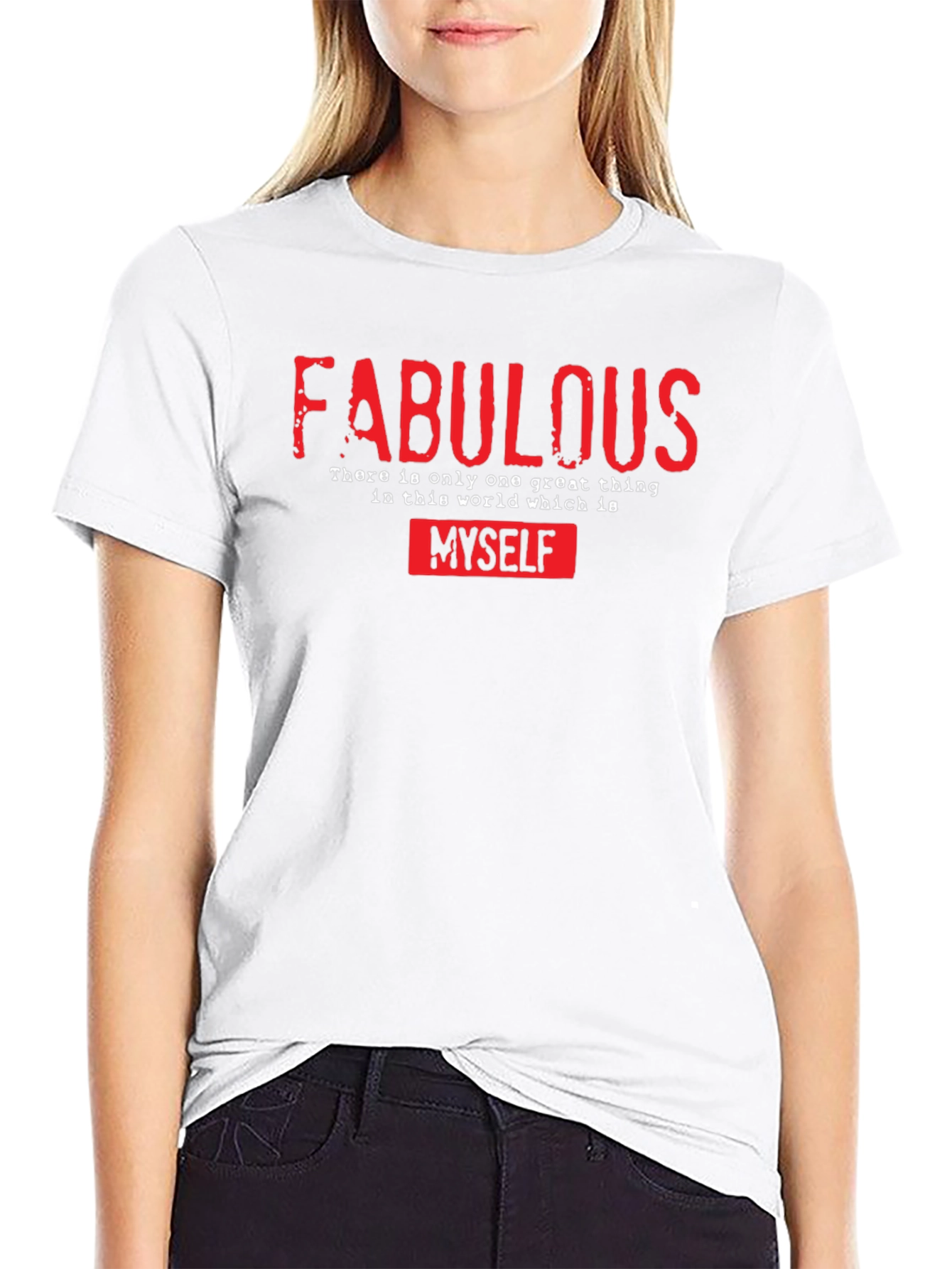 Camiseta Negra: ¡Fabulous Solo Yo!