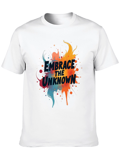 Camiseta Negra Abraza lo Desconocido