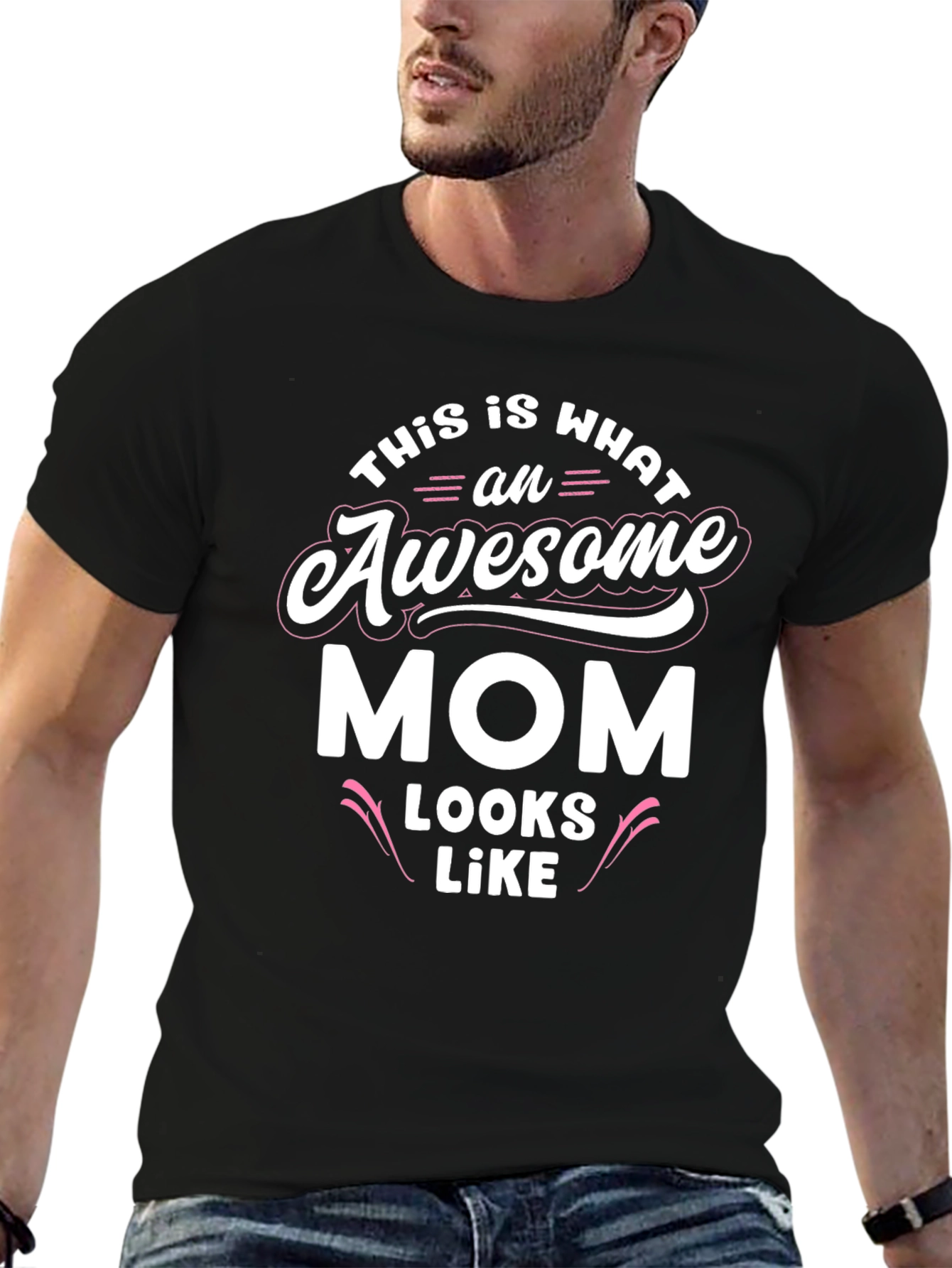 Camiseta Negra: ¡Mamá Asombrosa!