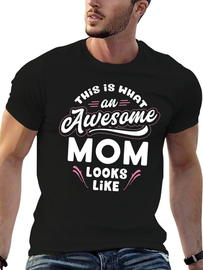 Camiseta Negra: ¡Mamá Asombrosa!