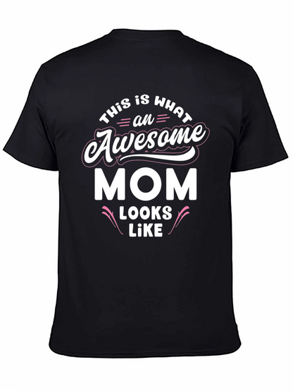 Camiseta Negra: ¡Mamá Asombrosa!