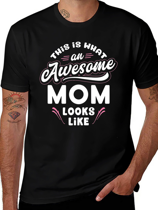 Camiseta Negra: ¡Mamá Asombrosa!