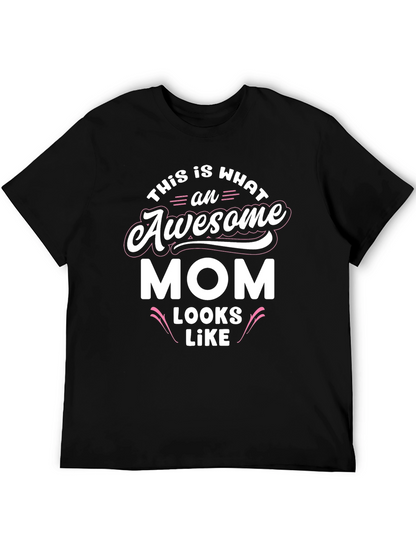 Camiseta Negra: ¡Mamá Asombrosa!