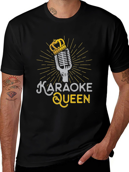 Camiseta Negra Karaoke Queen