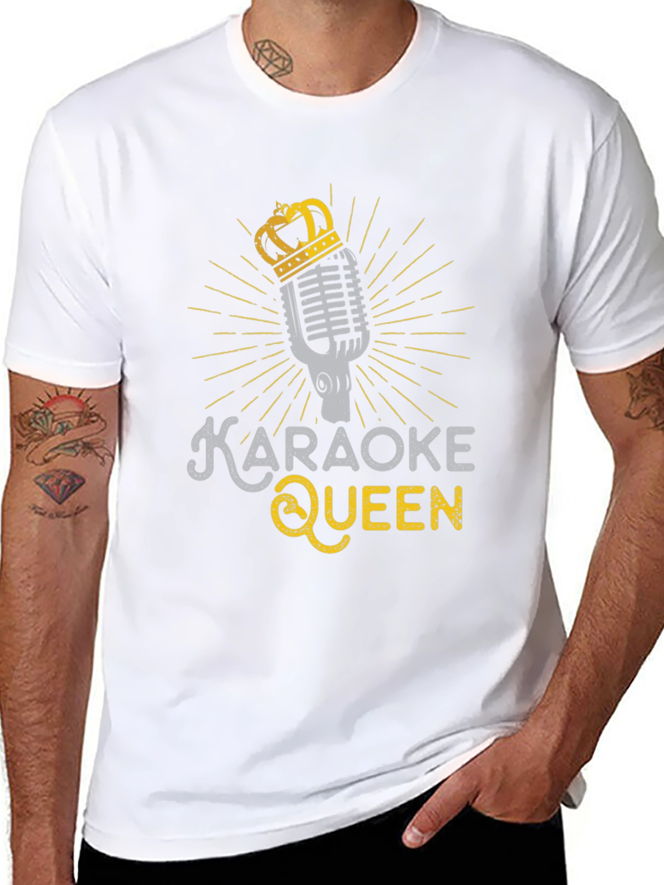 Camiseta Negra Karaoke Queen