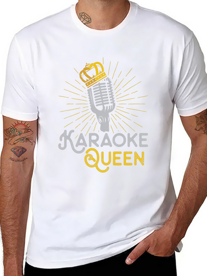 Camiseta Negra Karaoke Queen