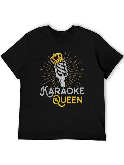 Camiseta Negra Karaoke Queen