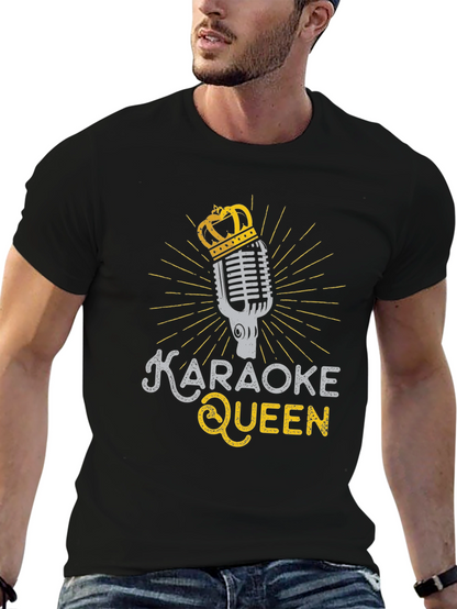 Camiseta Negra Karaoke Queen