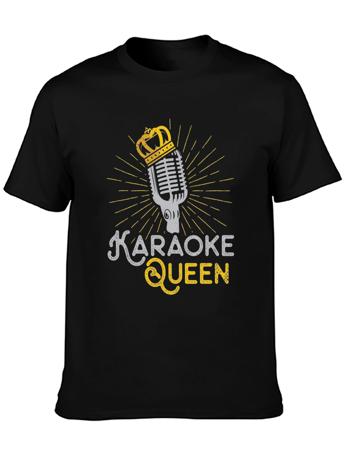 Camiseta Negra Karaoke Queen
