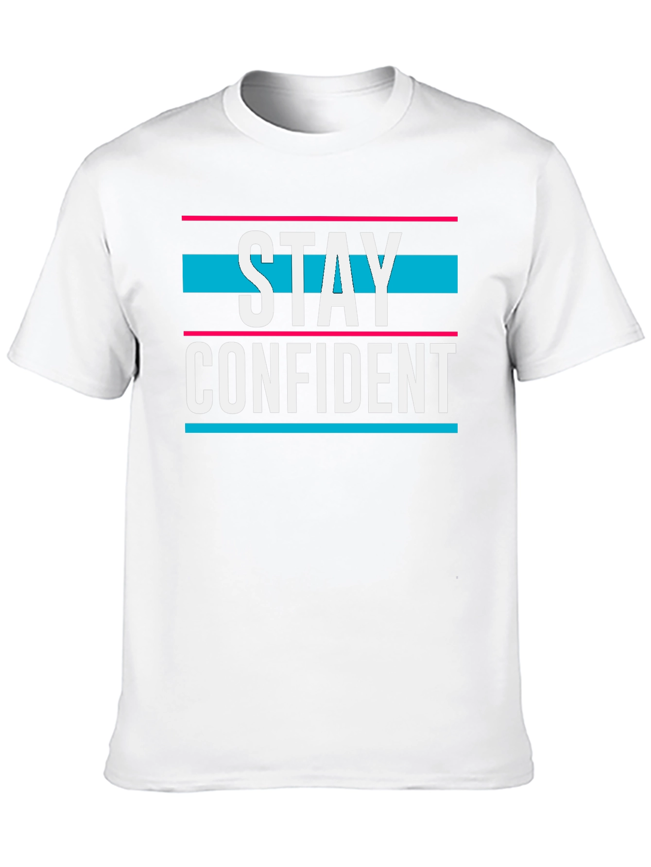 Camiseta Negra Stay Confident para Hombre
