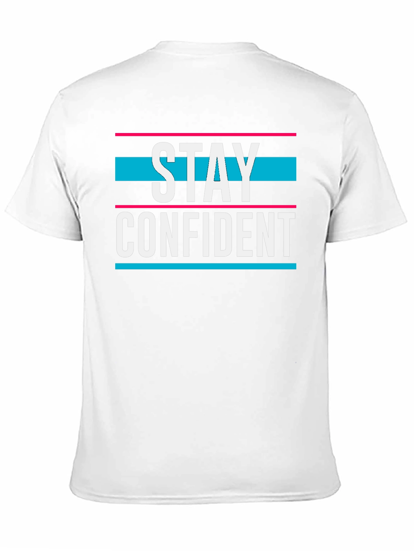 Camiseta Negra Stay Confident para Hombre