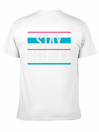 Camiseta Negra Stay Confident para Hombre