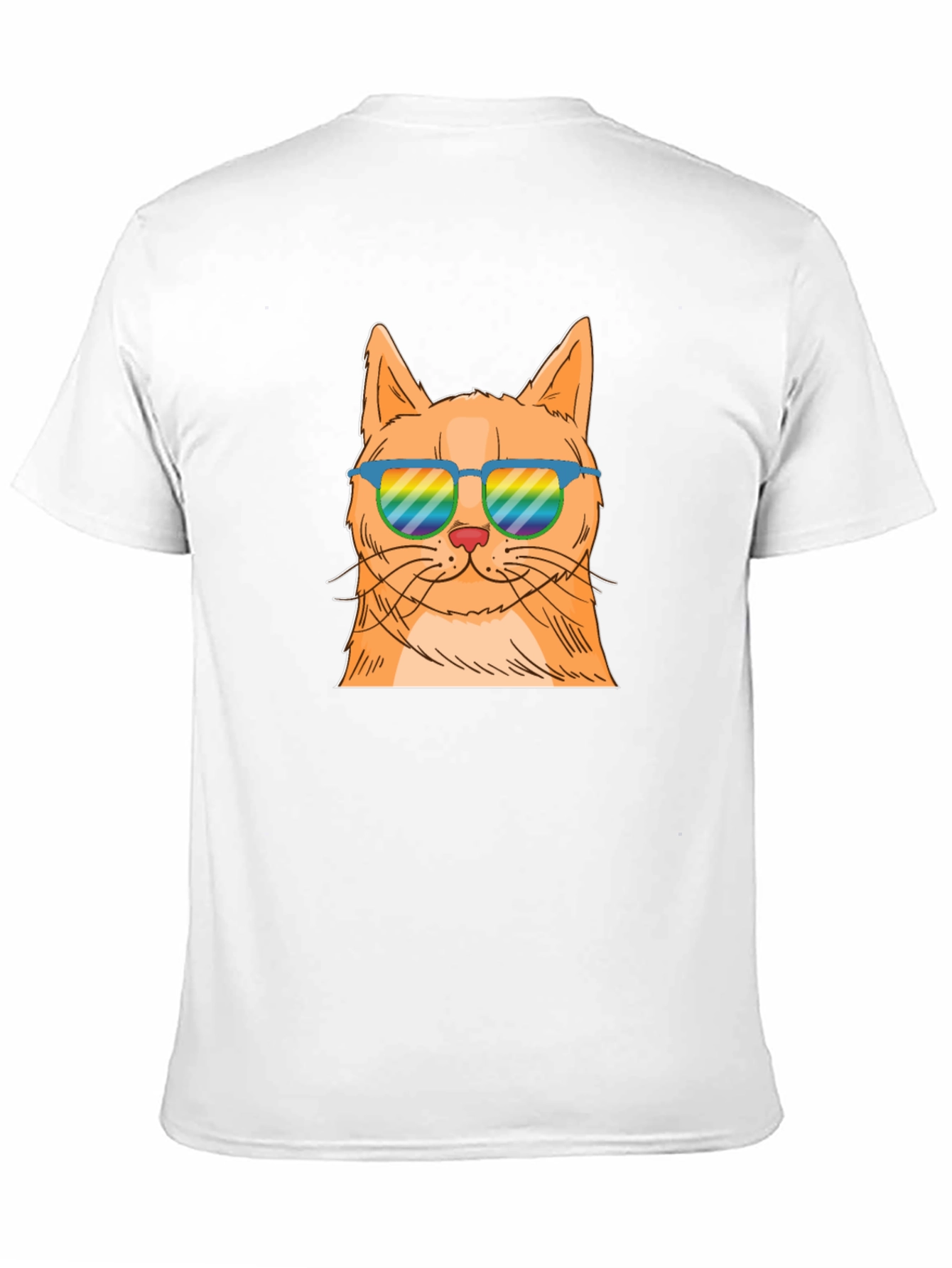 Camiseta Negra con Gato Cool