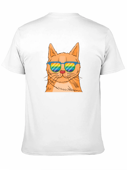 Camiseta Negra con Gato Cool