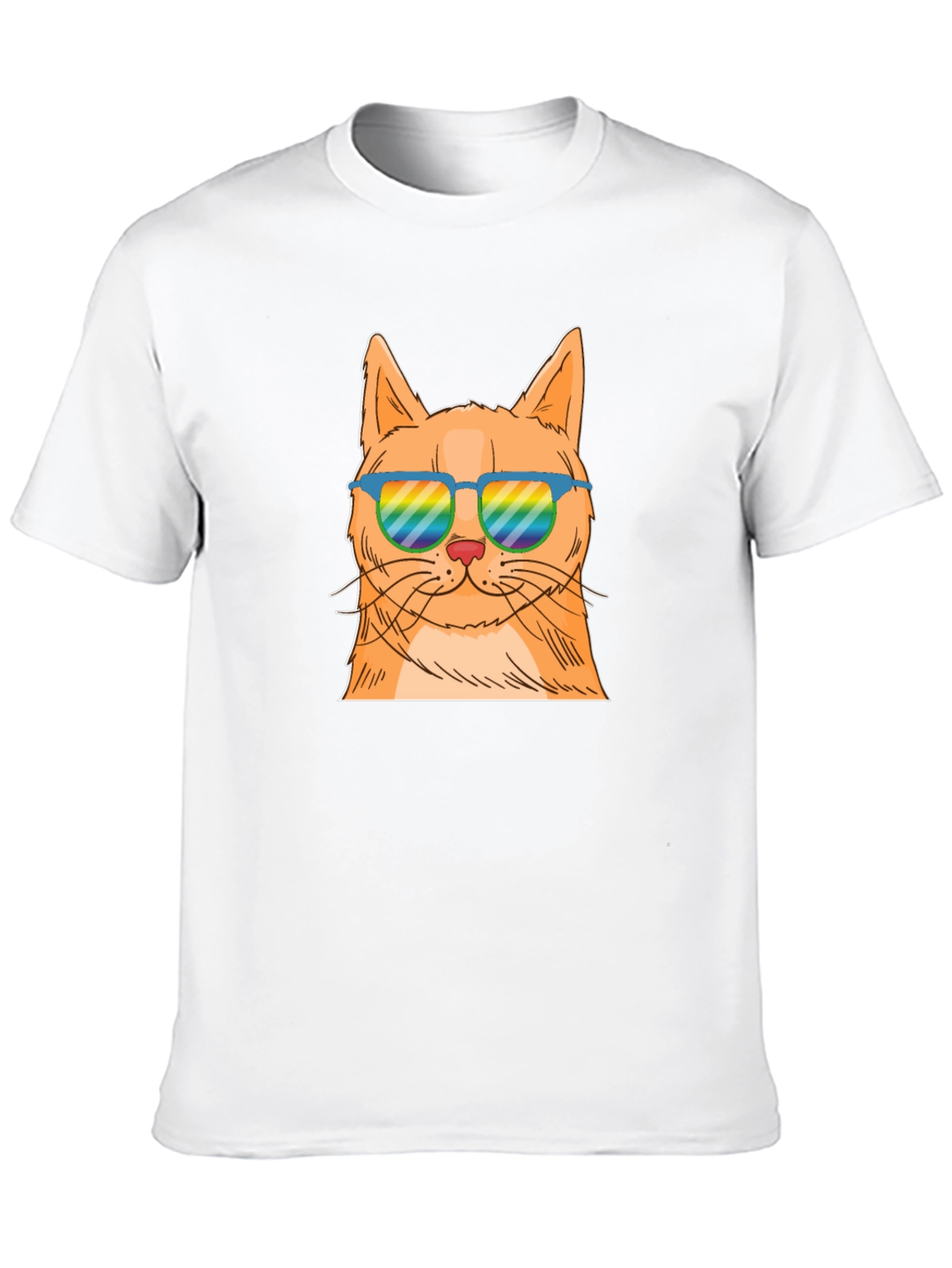 Camiseta Negra con Gato Cool