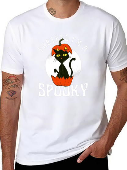Camiseta Negra Pretende ser espeluznante