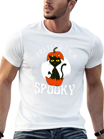 Camiseta Negra Pretende ser espeluznante