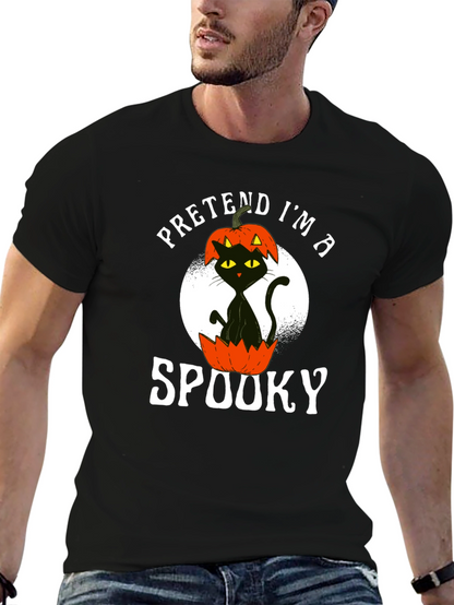 Camiseta Negra Pretende ser espeluznante