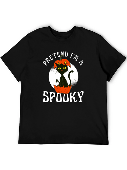Camiseta Negra Pretende ser espeluznante