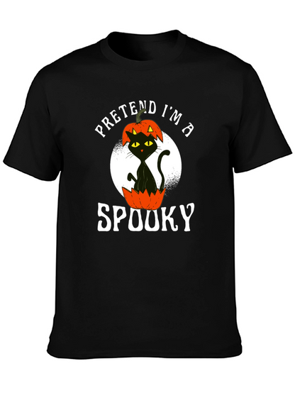 Camiseta Negra Pretende ser espeluznante