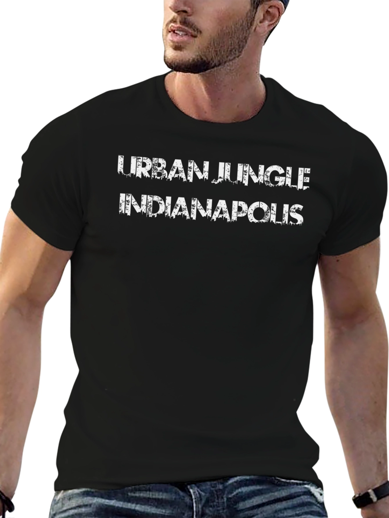 Camiseta Urbana Urban Jungle Indianapolis Negro