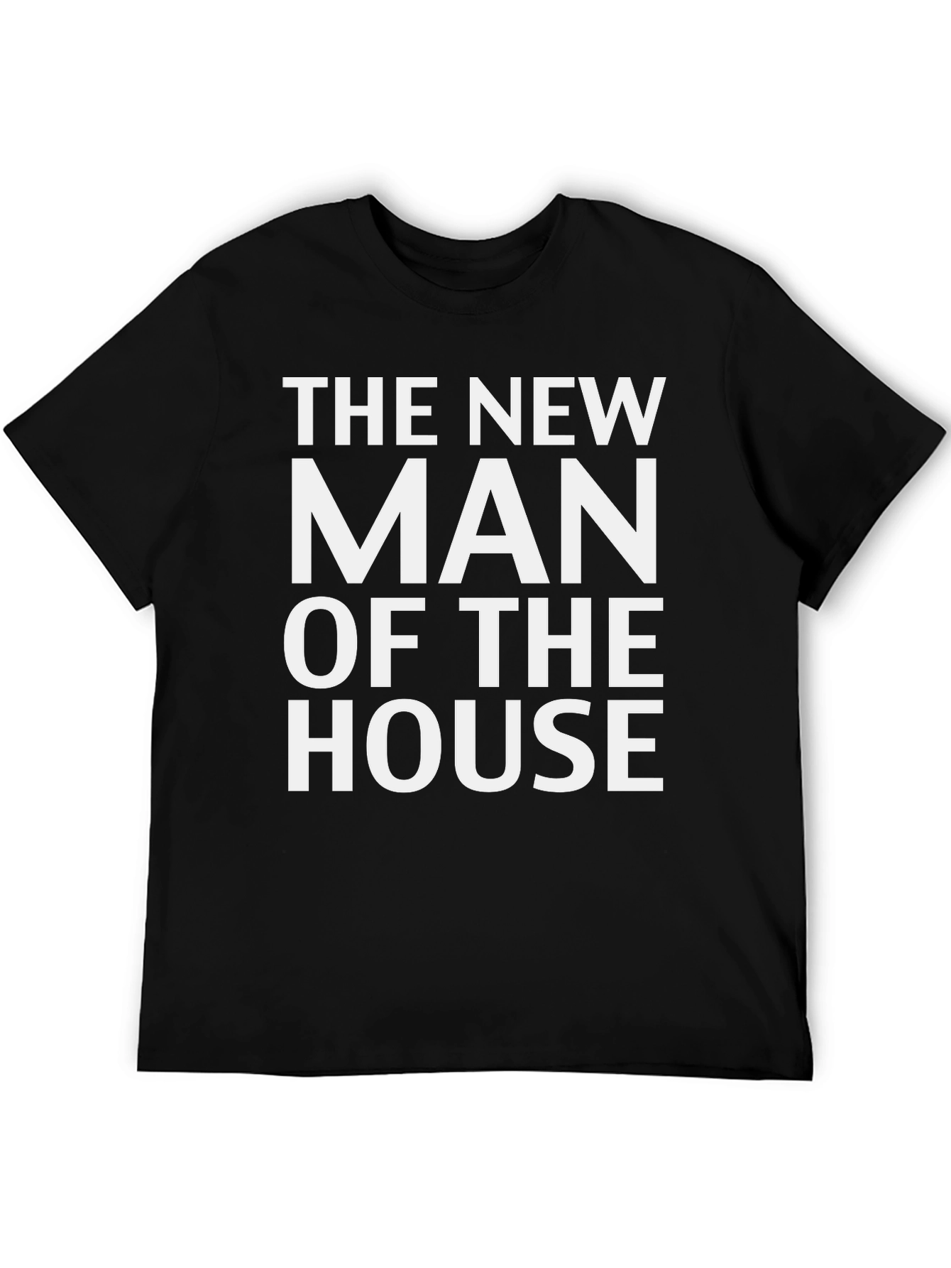 Camiseta Negra: El Nuevo Hombre de la Casa