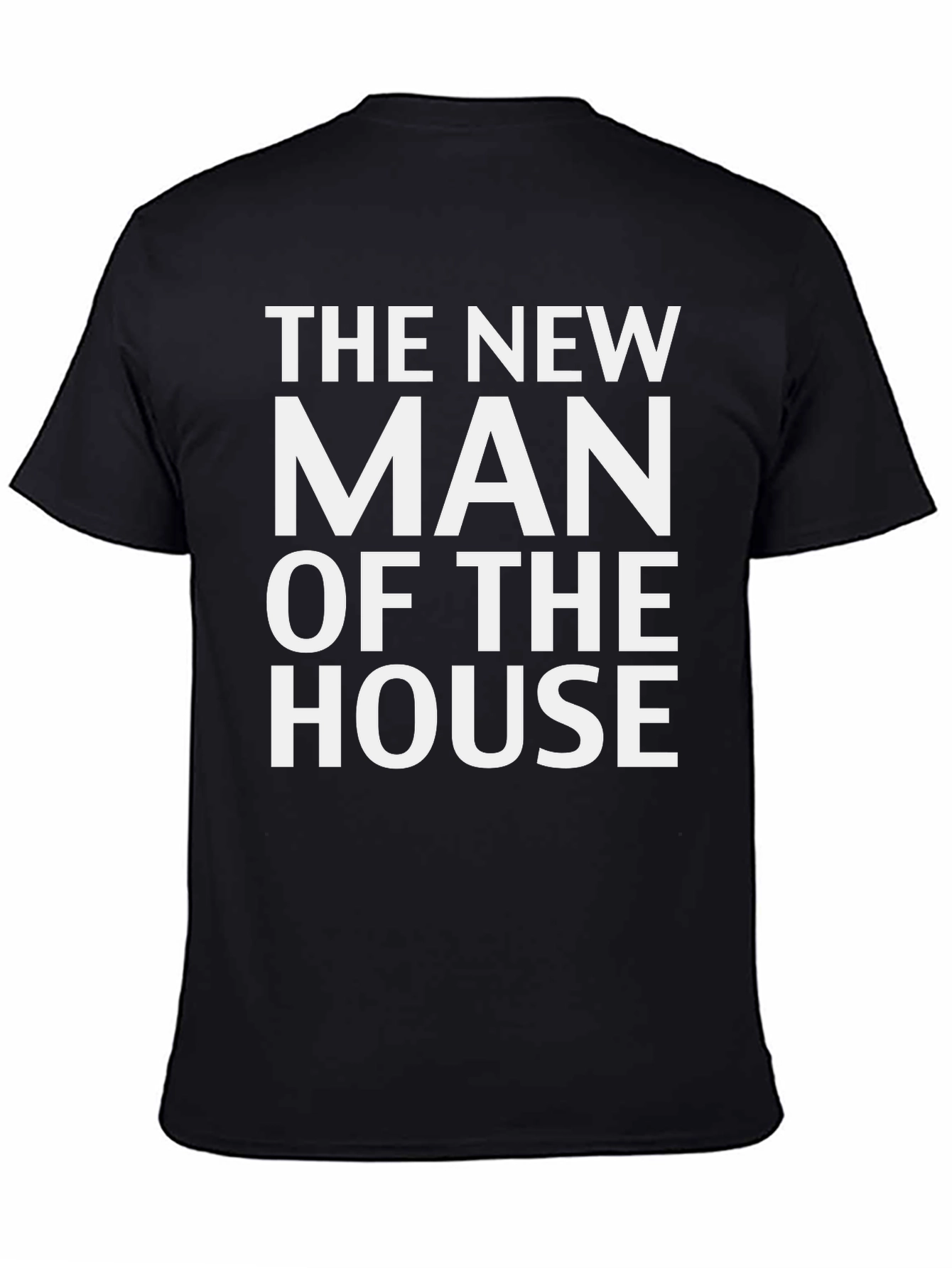 Camiseta Negra: El Nuevo Hombre de la Casa