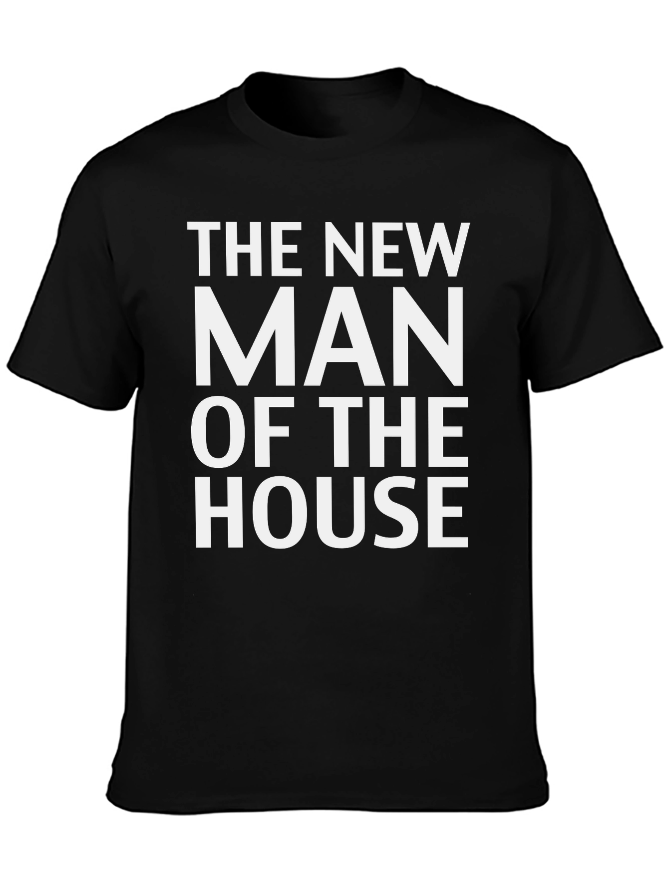 Camiseta Negra: El Nuevo Hombre de la Casa