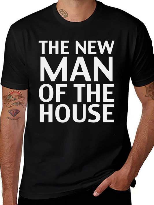 Camiseta Negra: El Nuevo Hombre de la Casa