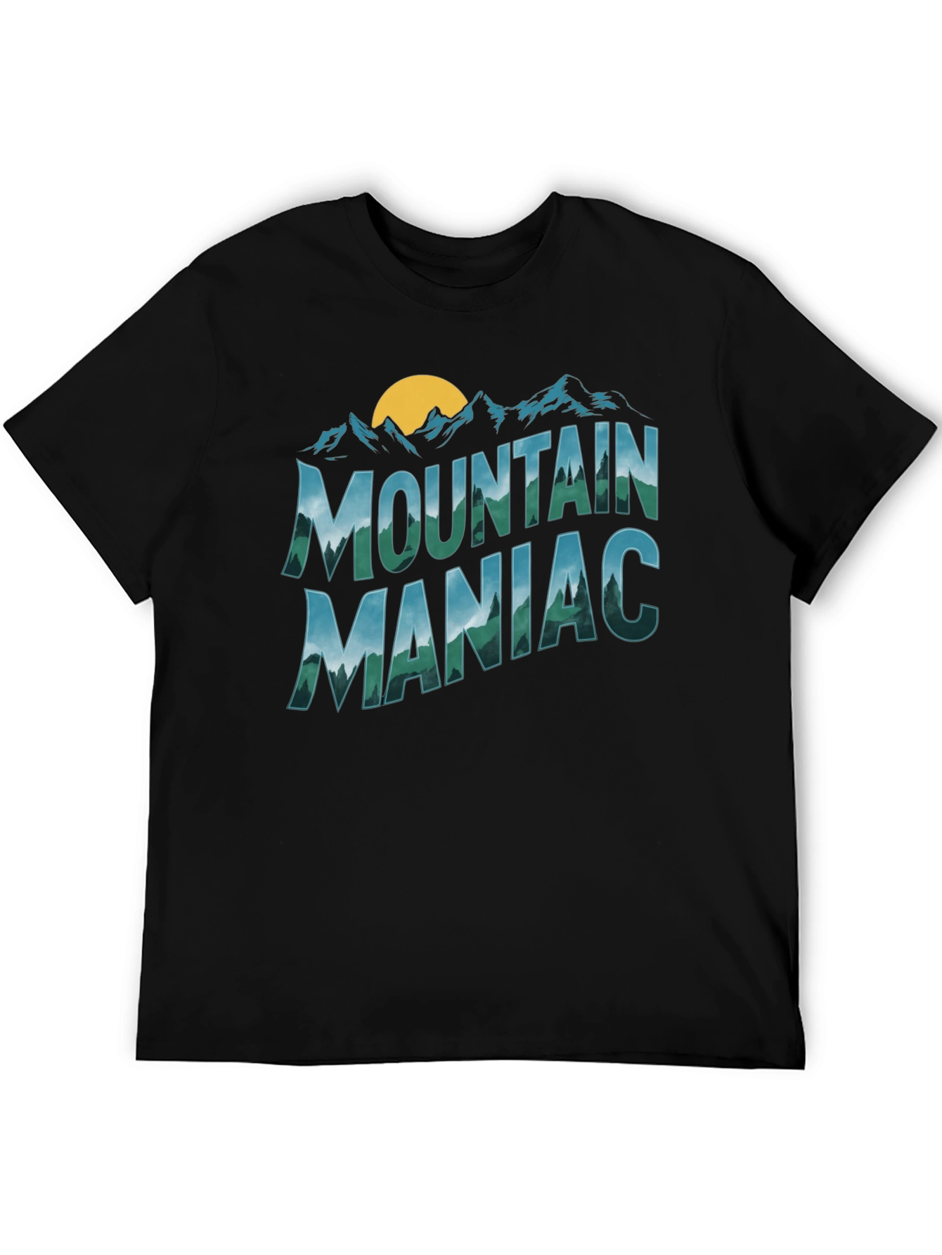Camiseta Negra Mountain Maniac