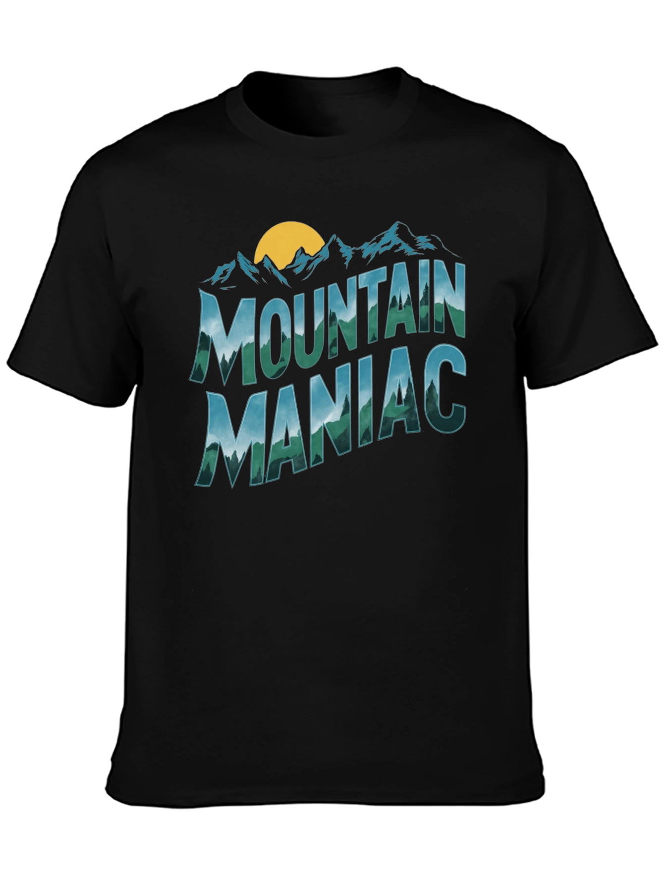 Camiseta Negra Mountain Maniac
