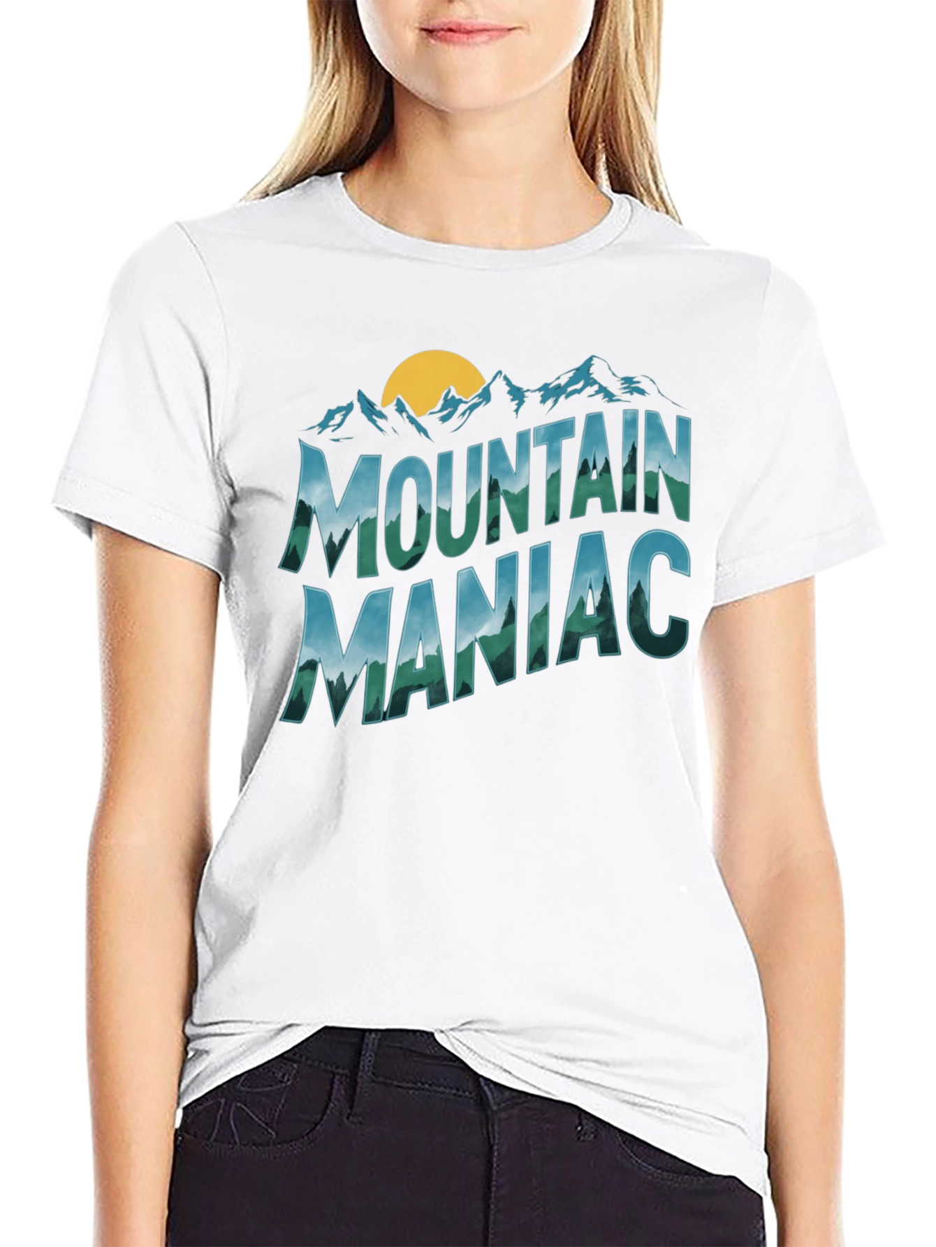 Camiseta Negra Mountain Maniac