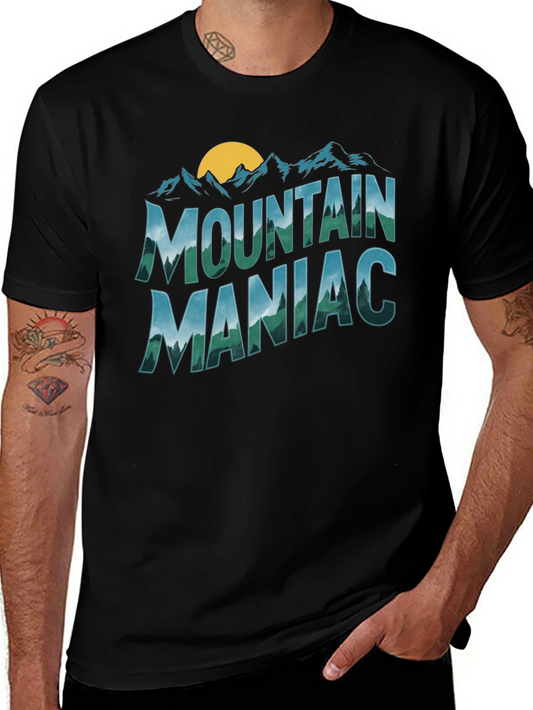 Camiseta Negra Mountain Maniac