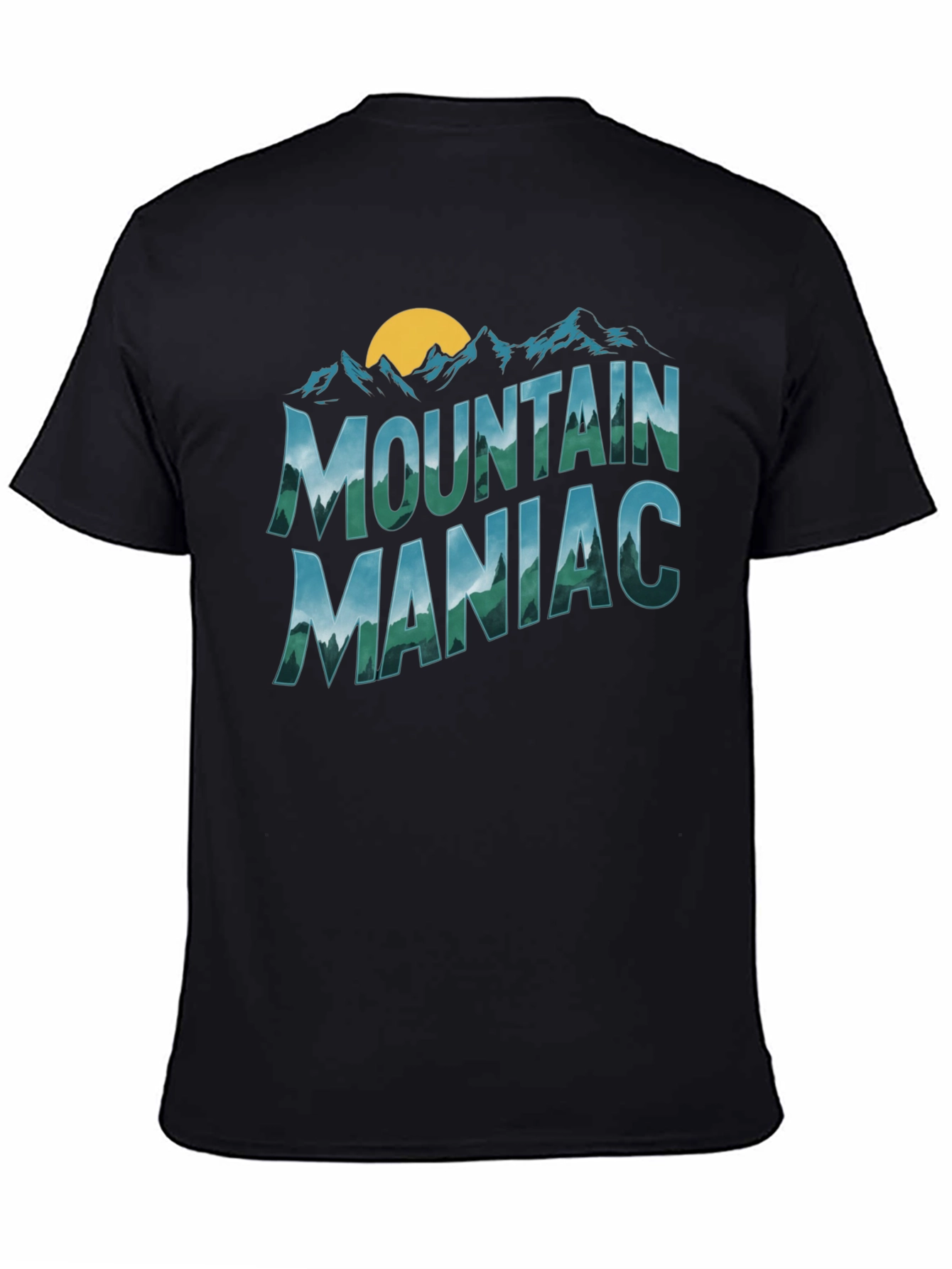 Camiseta Negra Mountain Maniac