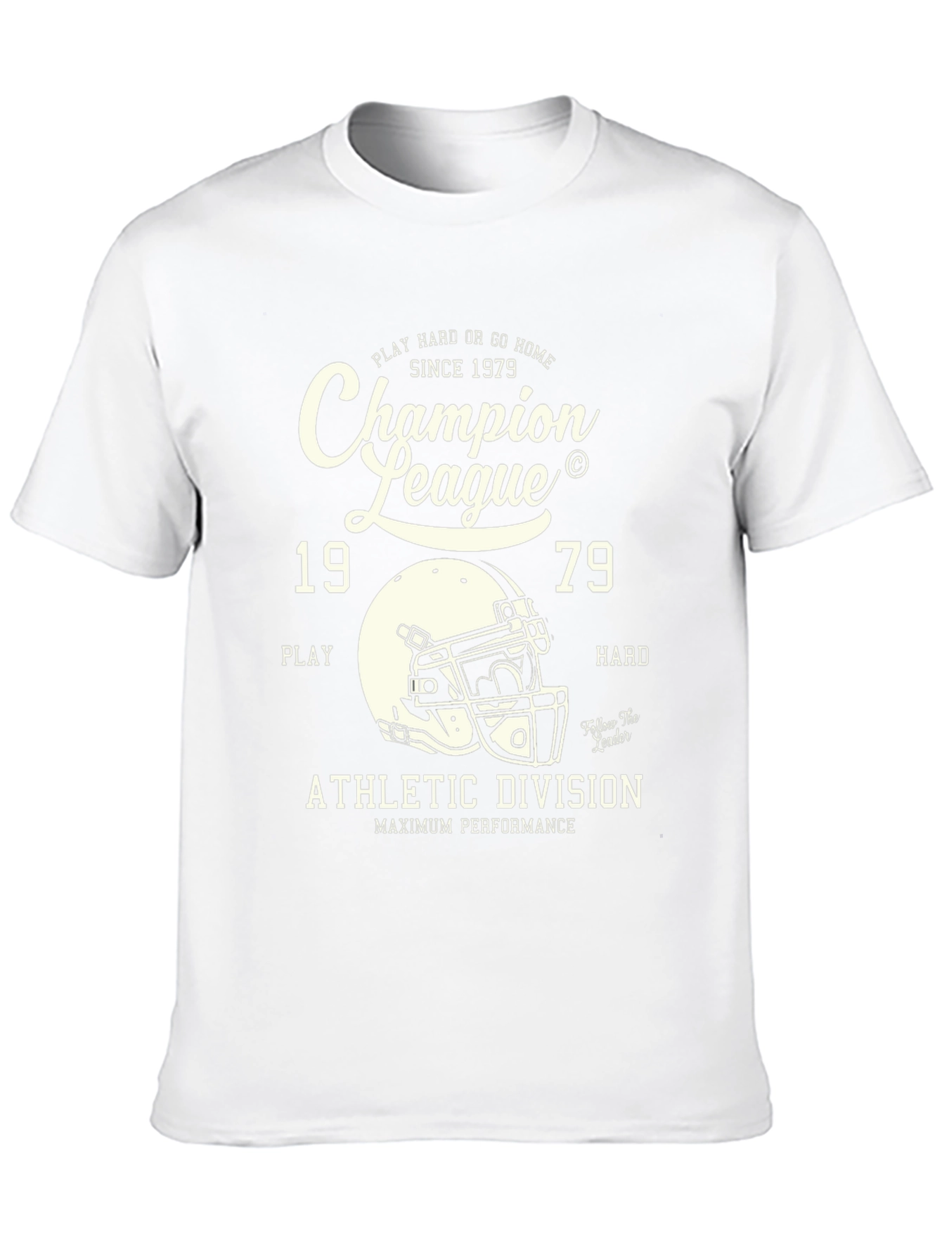 Camiseta Negra Estilo Deportivo Champion League 1979