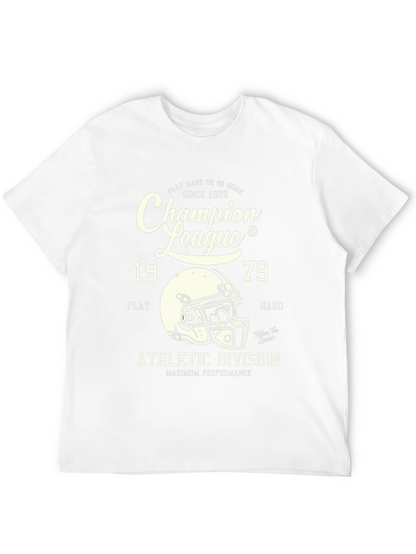 Camiseta Negra Estilo Deportivo Champion League 1979