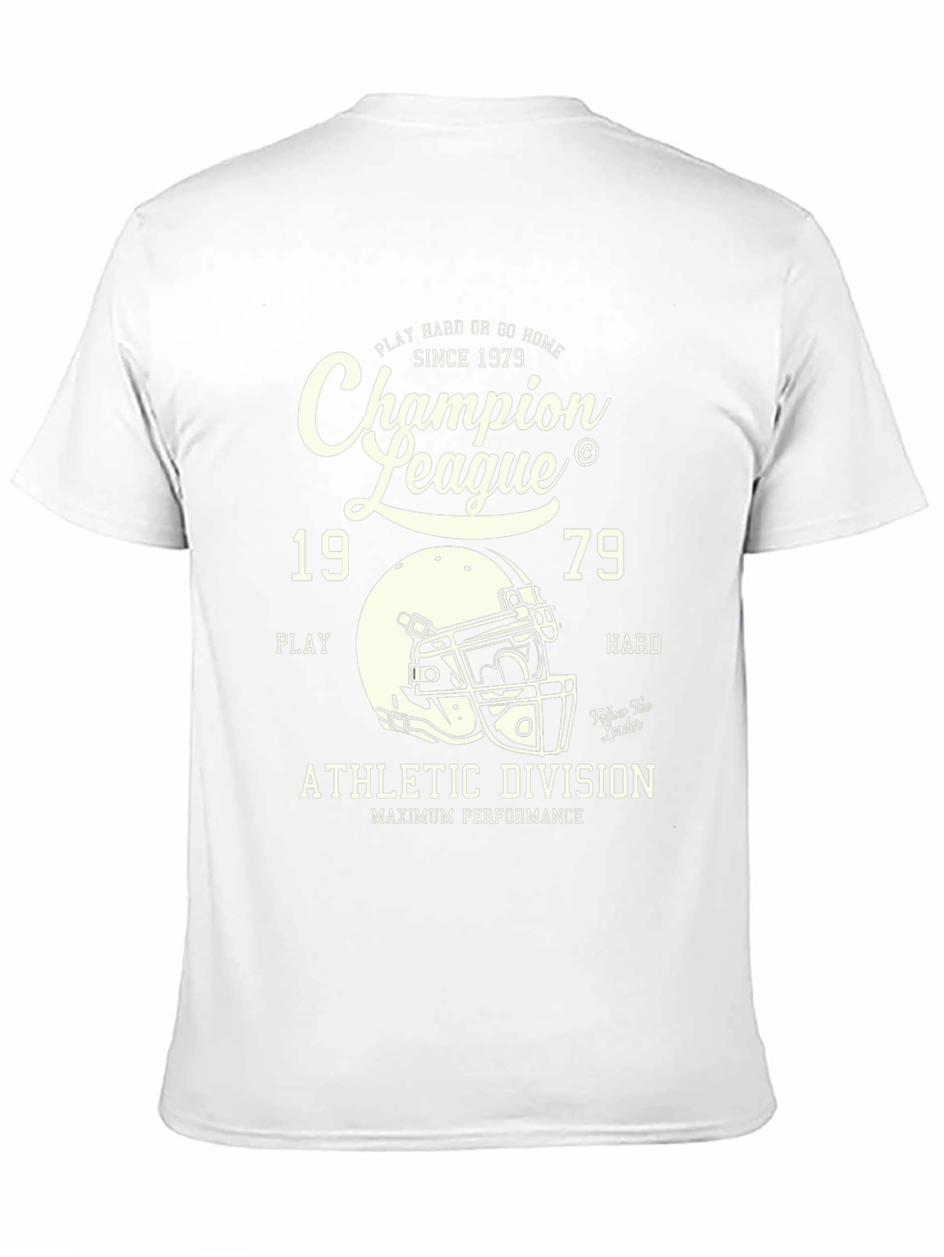 Camiseta Negra Estilo Deportivo Champion League 1979
