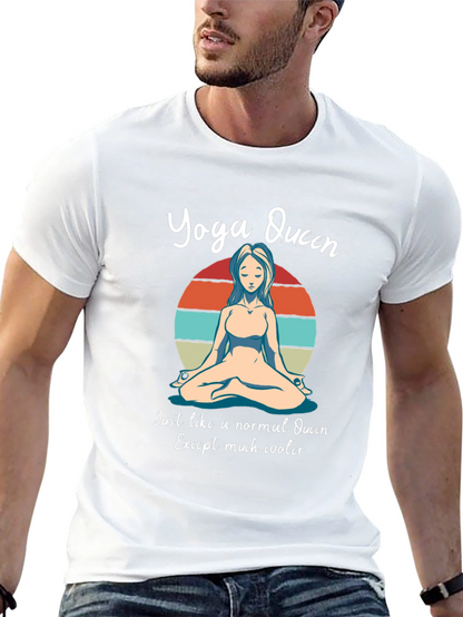 Camiseta Yoga Queen - Estilo relajado y original