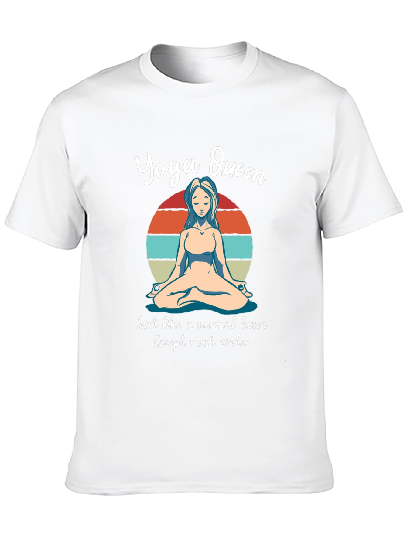 Camiseta Yoga Queen - Estilo relajado y original