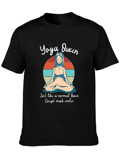 Camiseta Yoga Queen - Estilo relajado y original